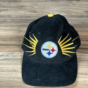Vintage Pittsburgh Steelers Starter Pro Line Adjustable‎ Starburst Hat NFL